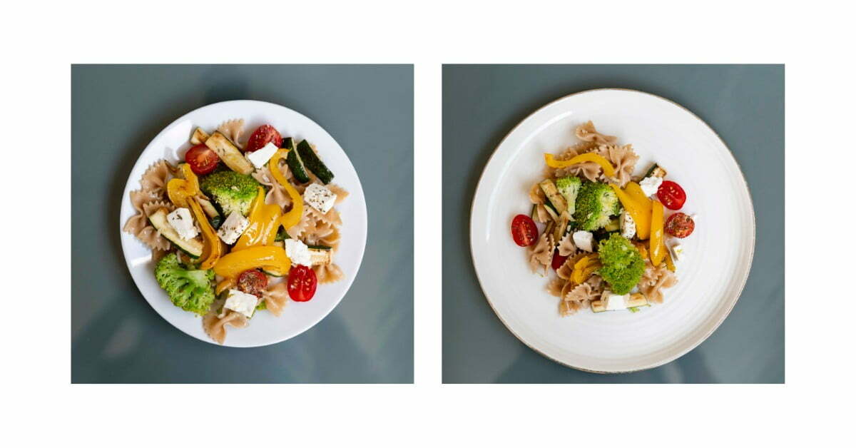 Eat in smaller dishes to find your feelings of hunger and satiety